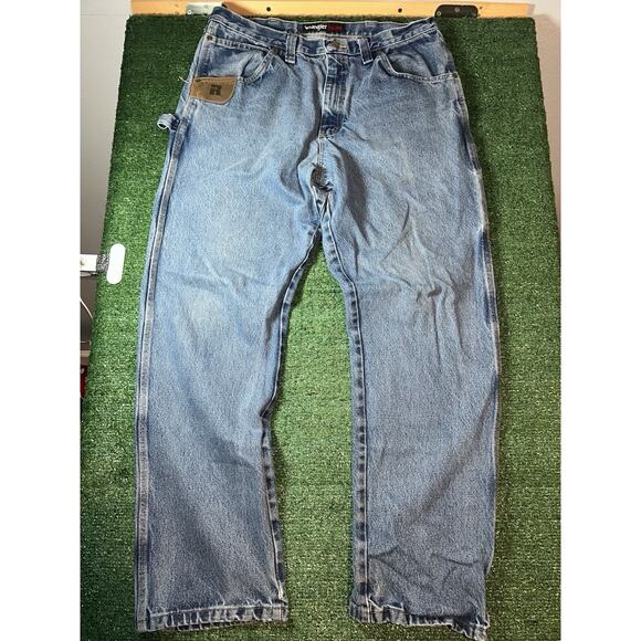 Wrangler Riggs Dura Shield Workwear Carpenter Utility Jeans Size 36x33 - Picture 6 of 13